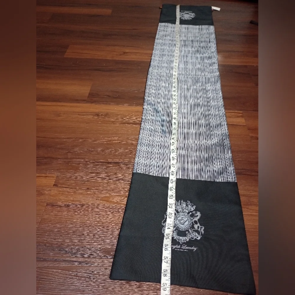 English Laundry by Christopher Wicks wool blend striped scarf